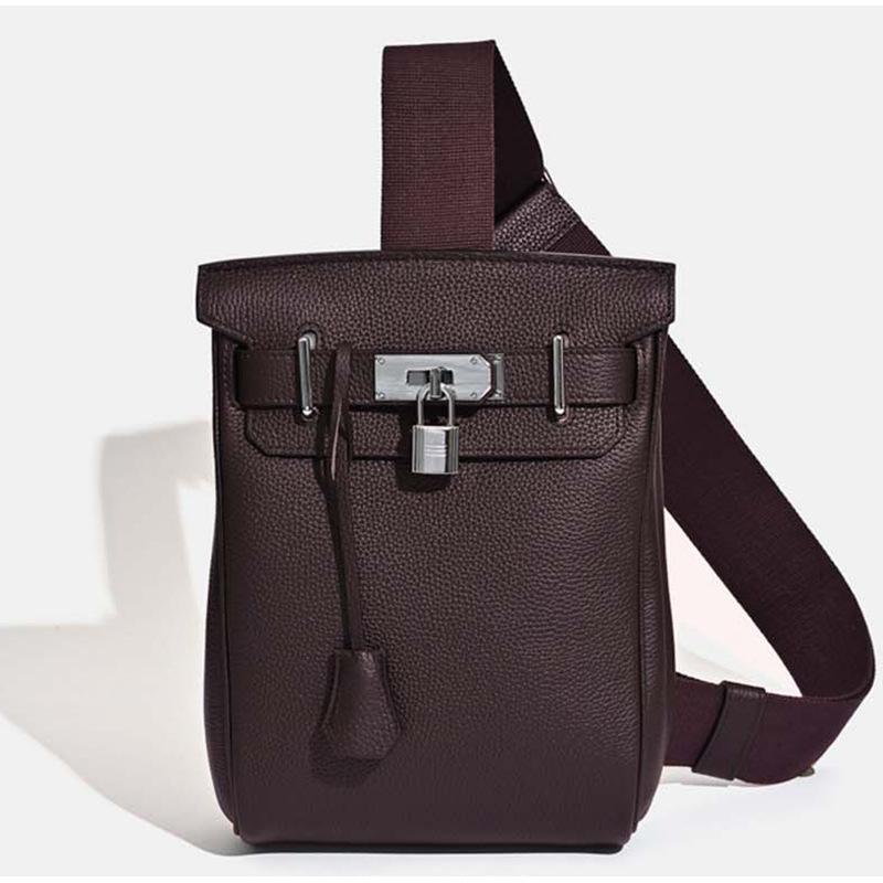 

Новая сумка унисекс нагрудная сумка высокое качество первый слой коровьей кожи плечевая кроссбоди сумка для поездок поясная сумка женская 17*8*27cm эбеновый