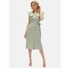 Everyday Dress Red Button 2850.MIRA.PISTACJA