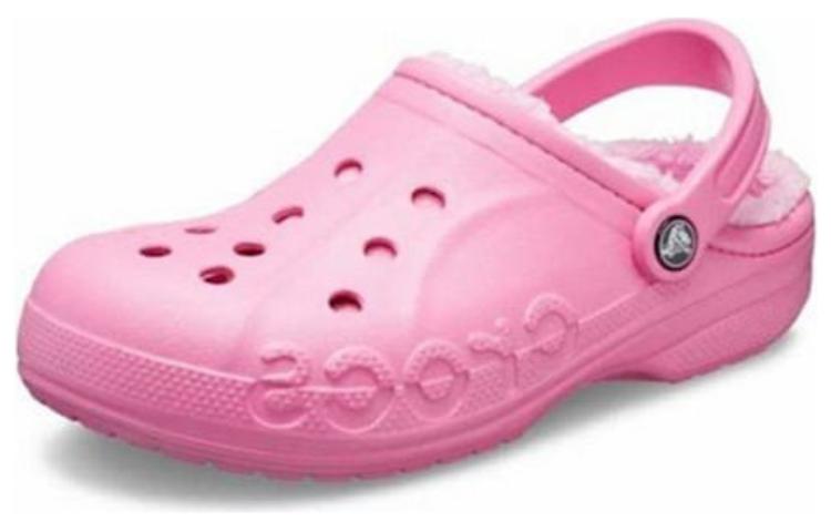 Crocs Baya Lined Кроксы  Розовый  205969-6M3 36-37