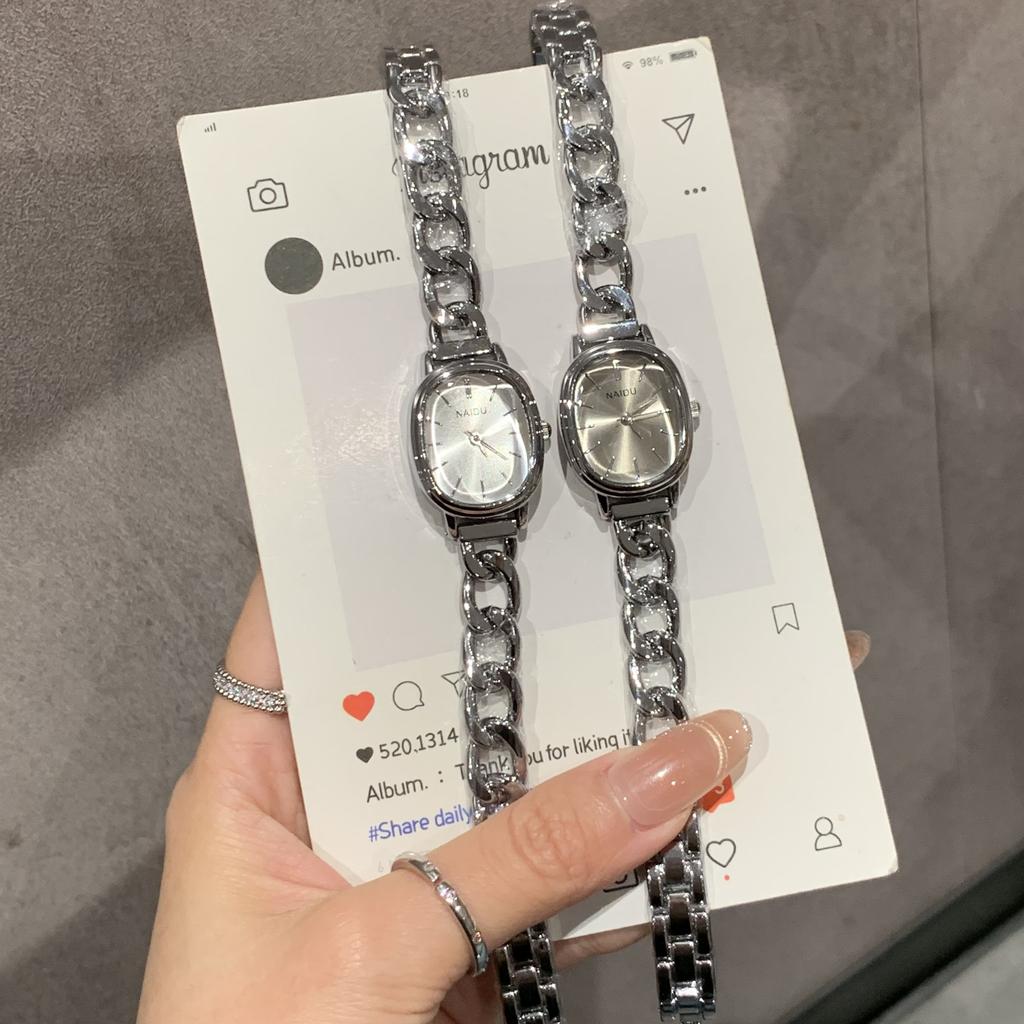 Medieval Strip Bracelet Watch Women'S High-End Retro Style Light Luxury Niche Exquisite Simple Women'S Quartz Women'S Watch
