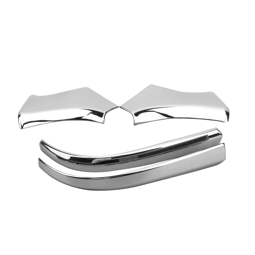 4Pcs Righthand Drive Rearview Mirror Strip AntiCollision Decoration Trim for Harrier Venza XU80 2020 2021