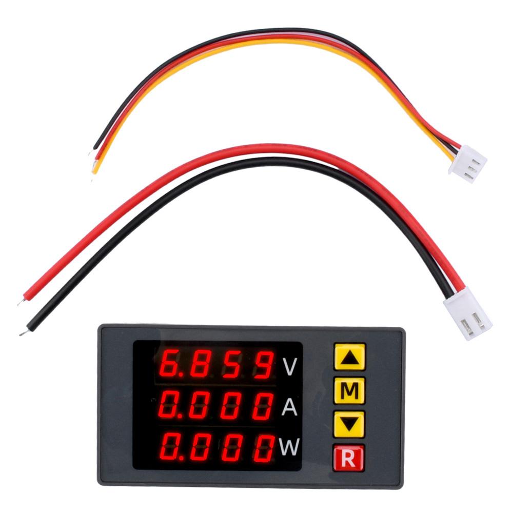 

BM730 4-Digit High Accuracy Digital Voltmeter Ammeter Power Meter 100V 10A 1000W Voltage and Current Display Trimmer with Buzzer