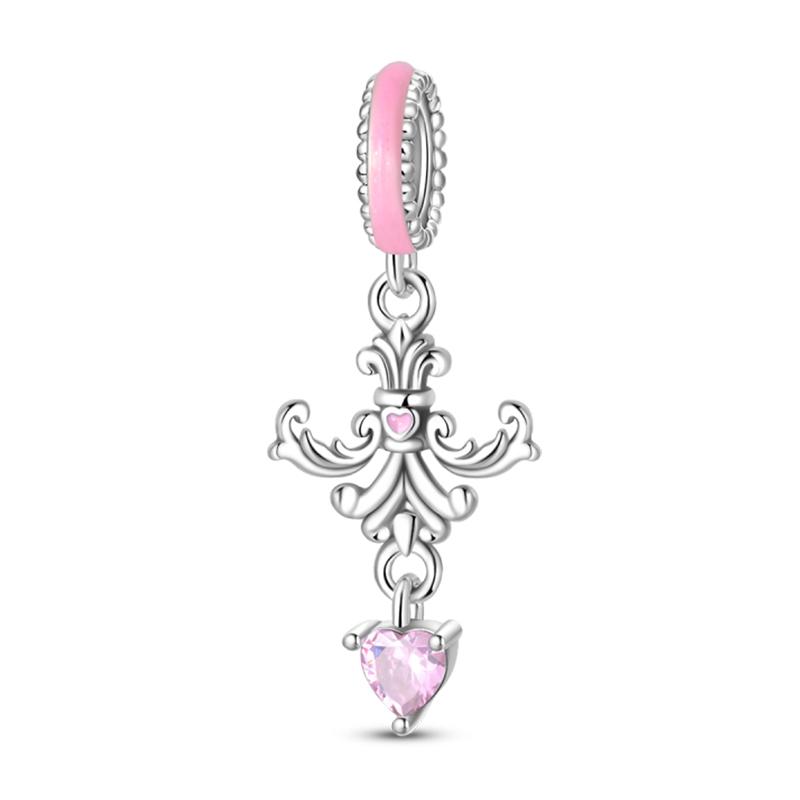 Sweety 925 Silver Birthday Cake Crown Heart Butterfly Sunflower Charms Beads Fit 3mm Bracelets DIY Fine Jewelry Making