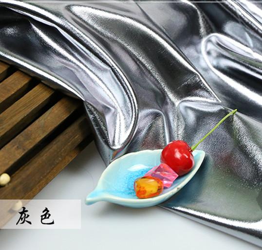 

Gold Shiny Color Four-sided Stretch Full Version Fabric for Wedding Dress Decoration Stage Performance Costume Fabri 150cmX50cm