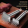 Adoucisseur de viande en acier inoxydable 304 Ultra Aiguisé 12/18/23/28 Aiguilles Maillet de Cuisine Outil Professionnel