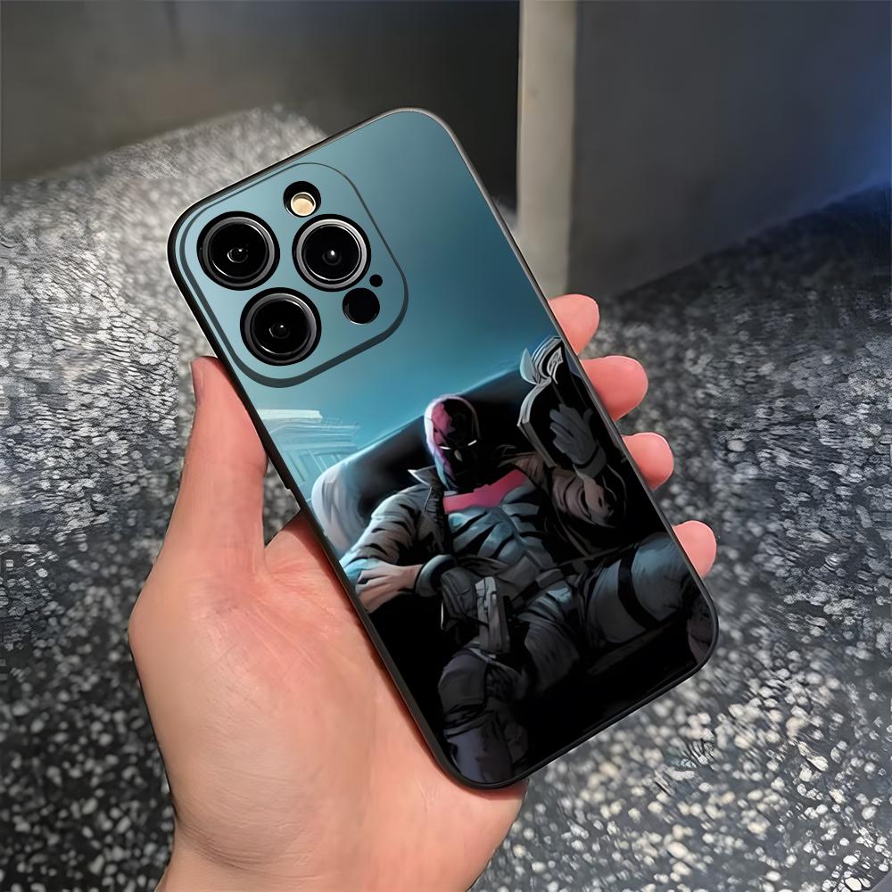 Cartoon Red Hood Phone Case For 17 Pro Max Iphone 14 16 Pro Max 12 15 Plus 13 Pro 11 Xr X Xs 8 7 Plus Back Cover