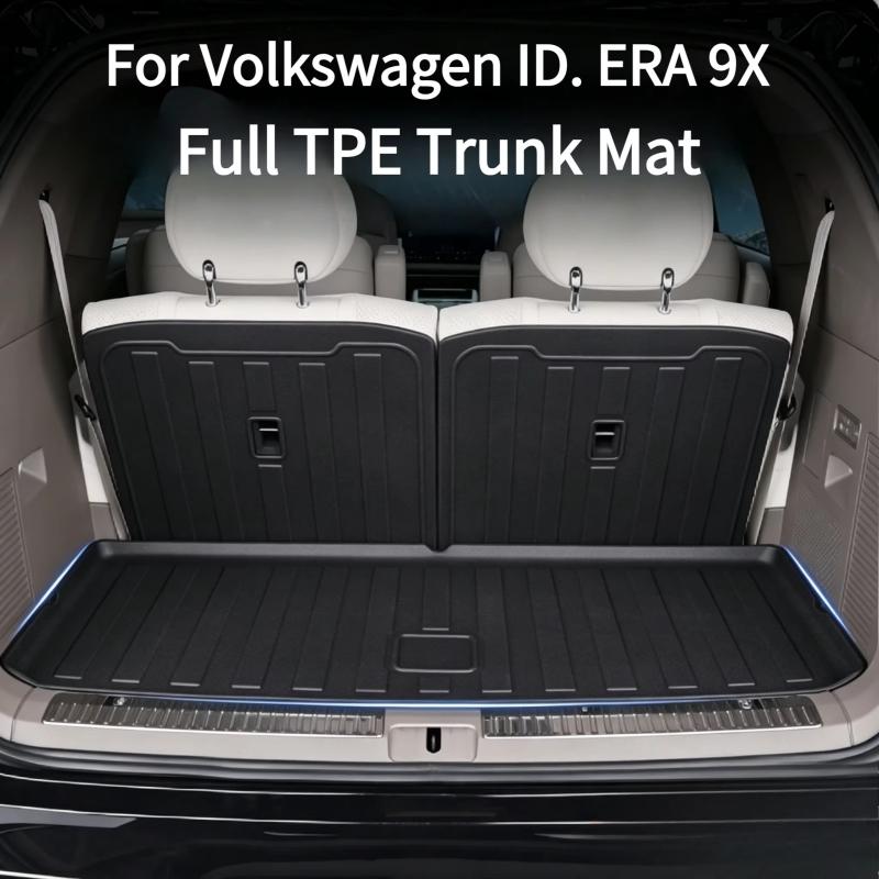 For Volkswagen ID. ERA 9X 2026 Car Trunk Mat TPE 3D Rear Seat Backrest Mat Trunk Storage Mat Trunk Carpet Waterproof Cargo Liner