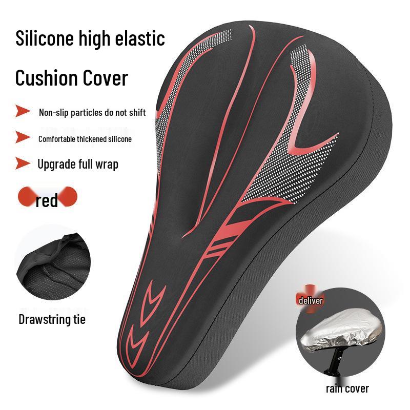 Ultra-Soft Silicone Bike Seat Cushion for Road & Mountain Bikes