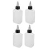 4 Pcs Seasoning Bottle 100ML Portable Sealed Reusable Dispensing Oil Bottle Seasoning Bottle for