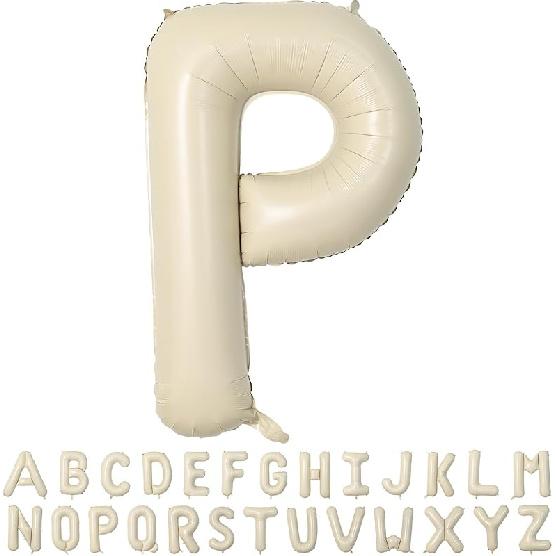 40 Inch Cream White 1 Balloon Numbers, Large Number 1 Balloon Foil Helium Number Balloons, Big 1st Foil Birthday Balloons for Boys Girls 1st Birthday