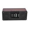 Speaker Red Double Speaker Digital Display Clock 360 degrees  Three Dimensional Surround Wooden Speaker Subwoofer