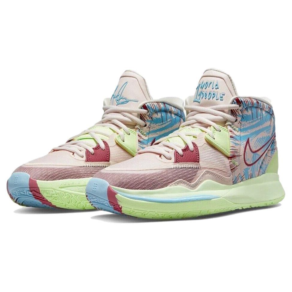 Nike Kyrie Infinity '1 World 1 People - Soft Pink' (Unisex) Light Soft Pink / Barely Volt / Orchid / Sweet Beet Basketball Shoes CZ0204 600