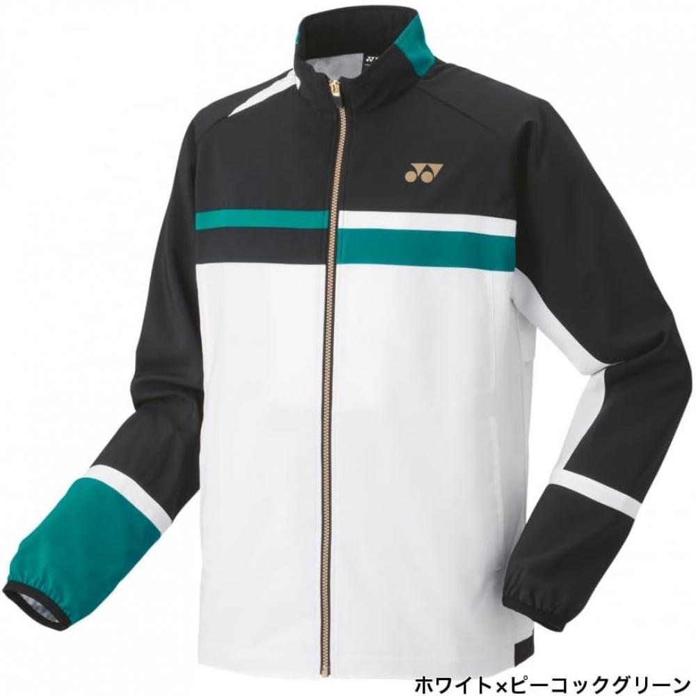 Yonex Yonex Tennis Shirt Lined Windwarmer Shirt  Fit StyLe  Unisex AduLt L Peacock Green  502 