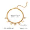 Zircon Stainless Steel Heart & Flower Bracelet - Elegant Luxury Bangle Fashion Jewelry.