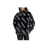 Adidas Originals Allover Print Fur Tonal Letter Sports Comfortable Loose Jacket Women Jacket Black IW5920