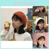 Warm Adorable Winter Beret For Women Cute Plush Wool Hat Adjustable Size