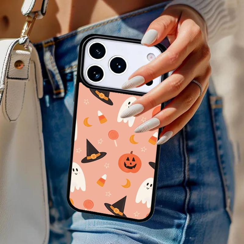 BOO Halloween Ghosts Phone Case For iPhone 17 Air 14 15 13 12 Max Cover For Apple 14 15 16 16e 11 Pro Max Plus Coque