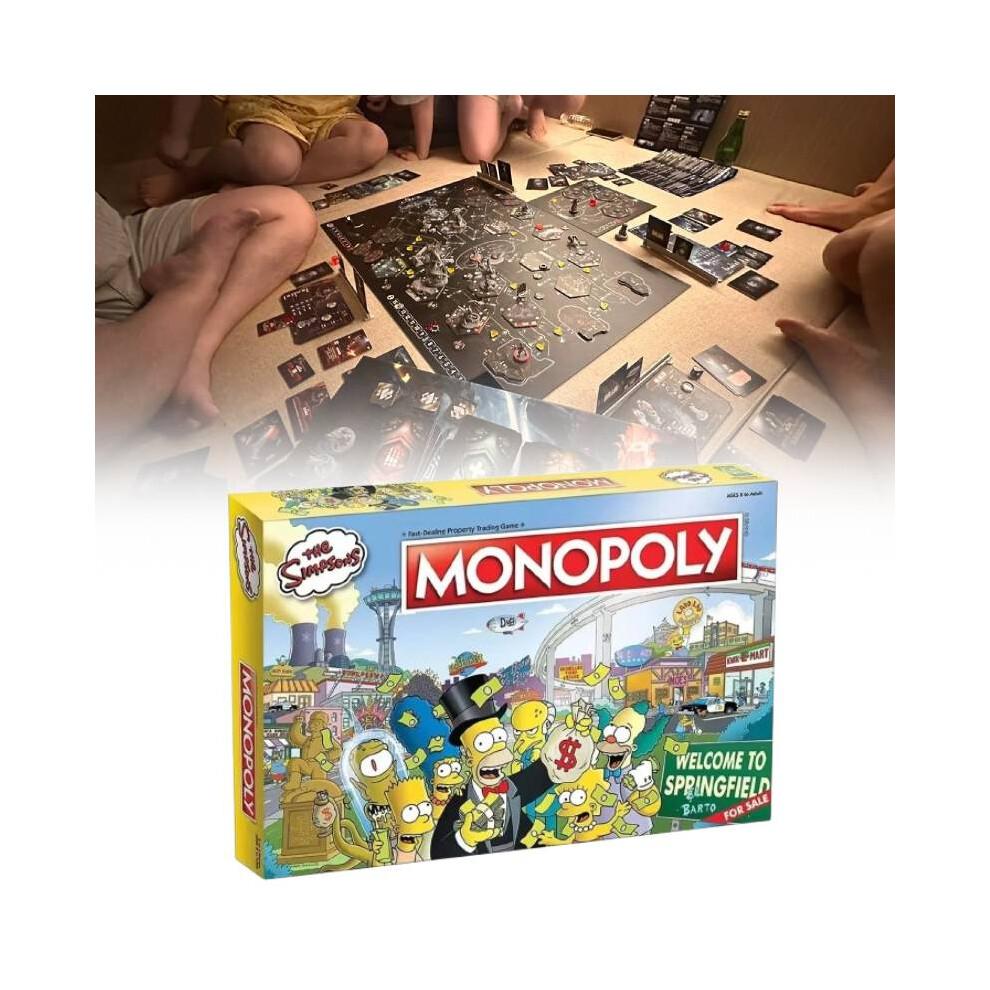 The Monopoly Simpsons Collectors Edition Board Game Cards Party Gifts Family