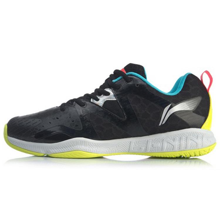 

New LiNing Lightweight And Breathable Low top Badminton Shoes Unisex Standard Black AYTQ003-2 39.5