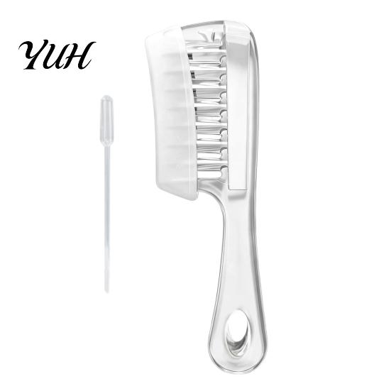 Scalp Health Massager Hair Oil Applicator Comb, Refillable Applicator, Leak Proof Comb Dispenser, Massaging for Men Women Care