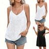 Women's V-neck Camisole, Worn As An Inner Or Outer Layer, Sequined Vest Top