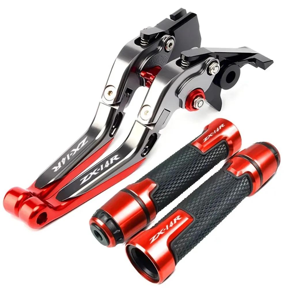 For ZX14R ZX 14R 2006-2016 2015 2014 Motorcycle Accessories Adjustable Brake Clutch Lever Handle Bar Hand Grips Ends