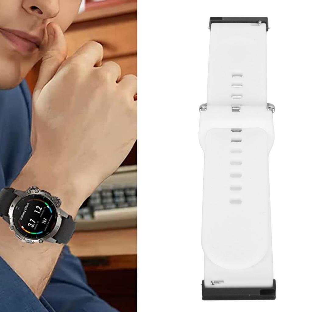 Silicone Smartwatch Band Replacement Watch Strap Accessory for 7