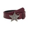 Engraved Belt Carved Punk Waist Belt Star Buckle Retro for Jeans Dress Unsiex