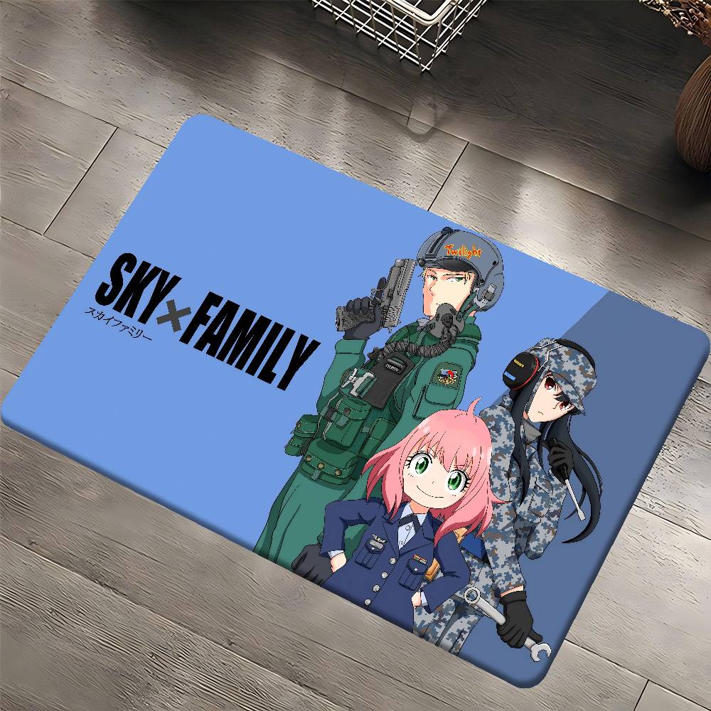 S-Spy X F-Family Floor Mat Cheaper Anti-slip Modern Living Room Balcony Printed Bedside Mats