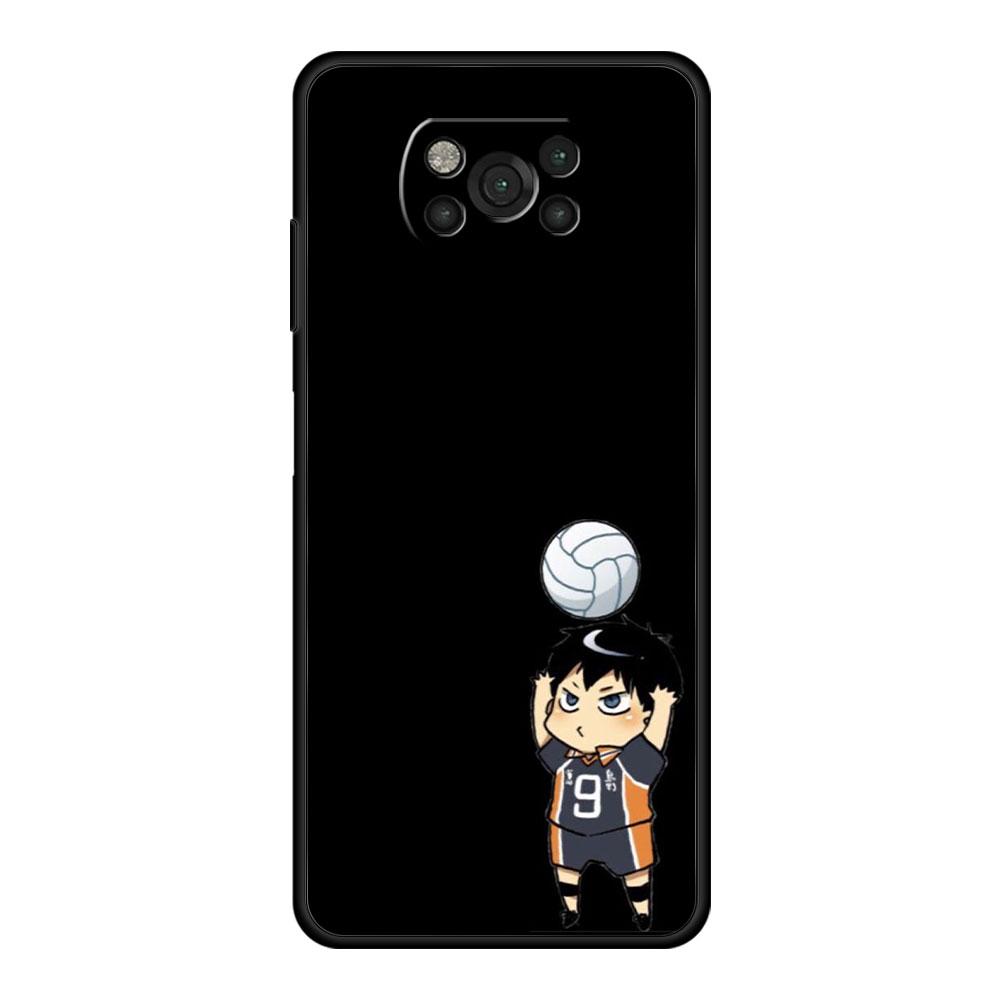 

Кремниевый смартфон для Xiaomi POCO X3 NFC F3 10T 9T M4 Pro 5G 11T M3 X4 F4 GT MI 11 lite Haikyuu волейбол аниме Celular чехол MI Note 10