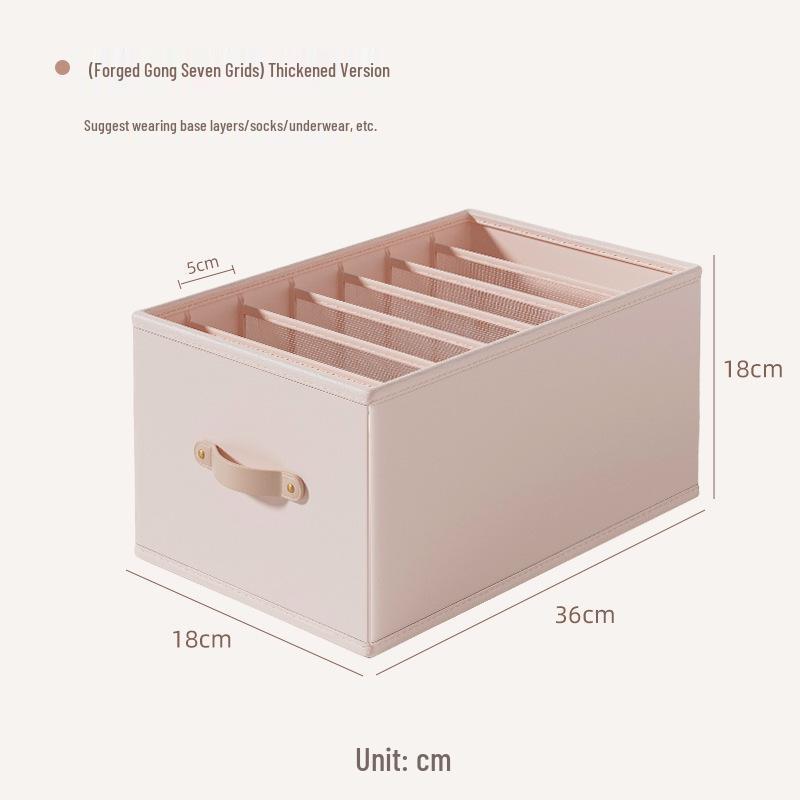 Моющийся compartmentalized wardrobe organizer box for t-shirts