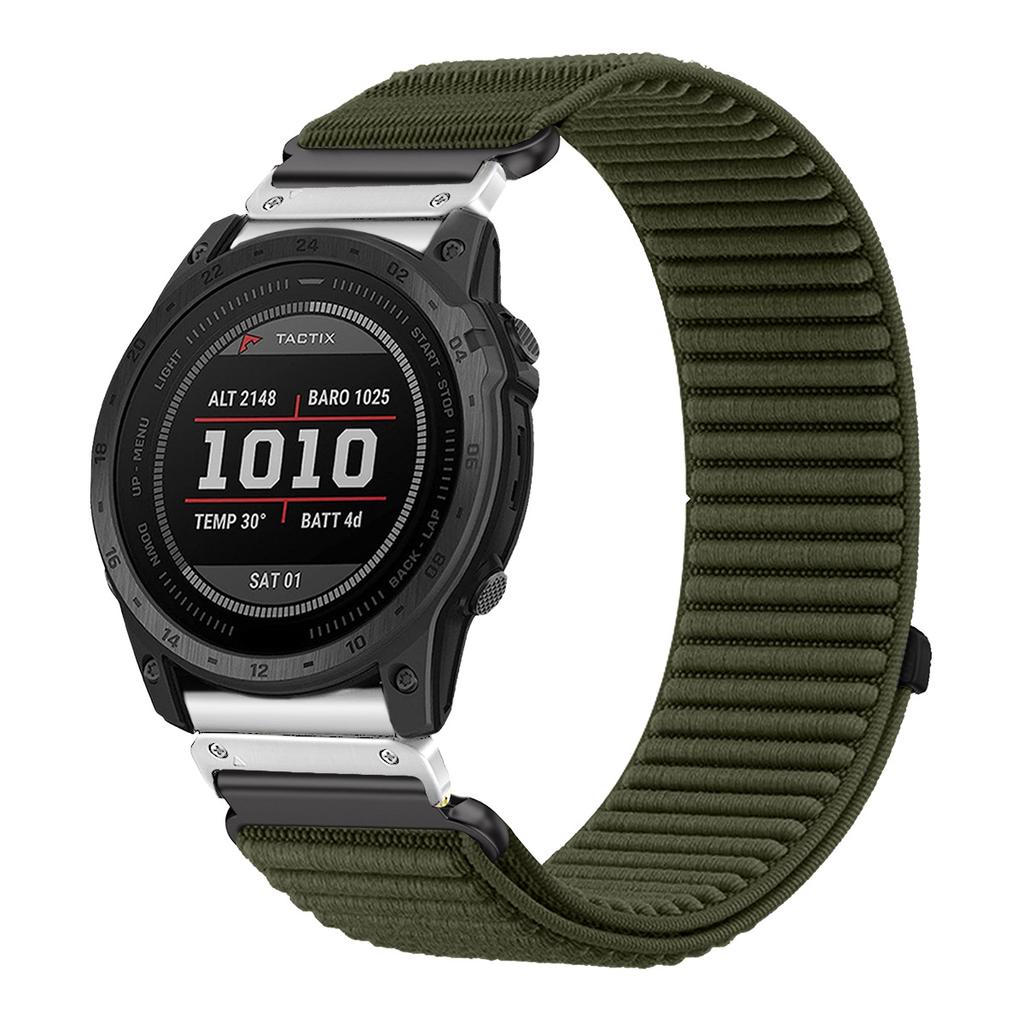 22mm 26mm Nylon Quick Release Loop Strap for Garmin Fenix 8 7X 7XPro Fenix 6X 6 5X 5Plus Tactix7 Forerunner965 955 Enduro 3 Band