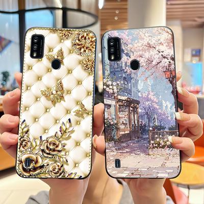 Pouzdro na telefon pro ZTE Blade A51/A7P Gelové měkké černé kryt Nový stylový vzor Snový měsíc moře Pouzdro pro ZTE Blade A51/A7P