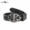 Classic Embossed Color Changing Western Cowboy Belt Buckle Belt Edge Smooth Buckle Personality Belt