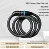 Anti-Theft Bicycle and Electric Bike Cable Lock - Combination Lock for Mountain and Battery Cars.