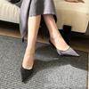 Eilyken Pointed Toe Women Slippers Thin Low Heels Casual Pumps Summer Slide Mules Shoes Size:35 42