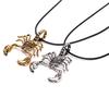 Punk Vintage Scorpion King anheng Cord Chain Halskjede Genser Retro smykker