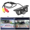 Car View Rear Camera 7LED Night Vision CCD Waterproof Short Plate Reversing Parking Monitor Universal