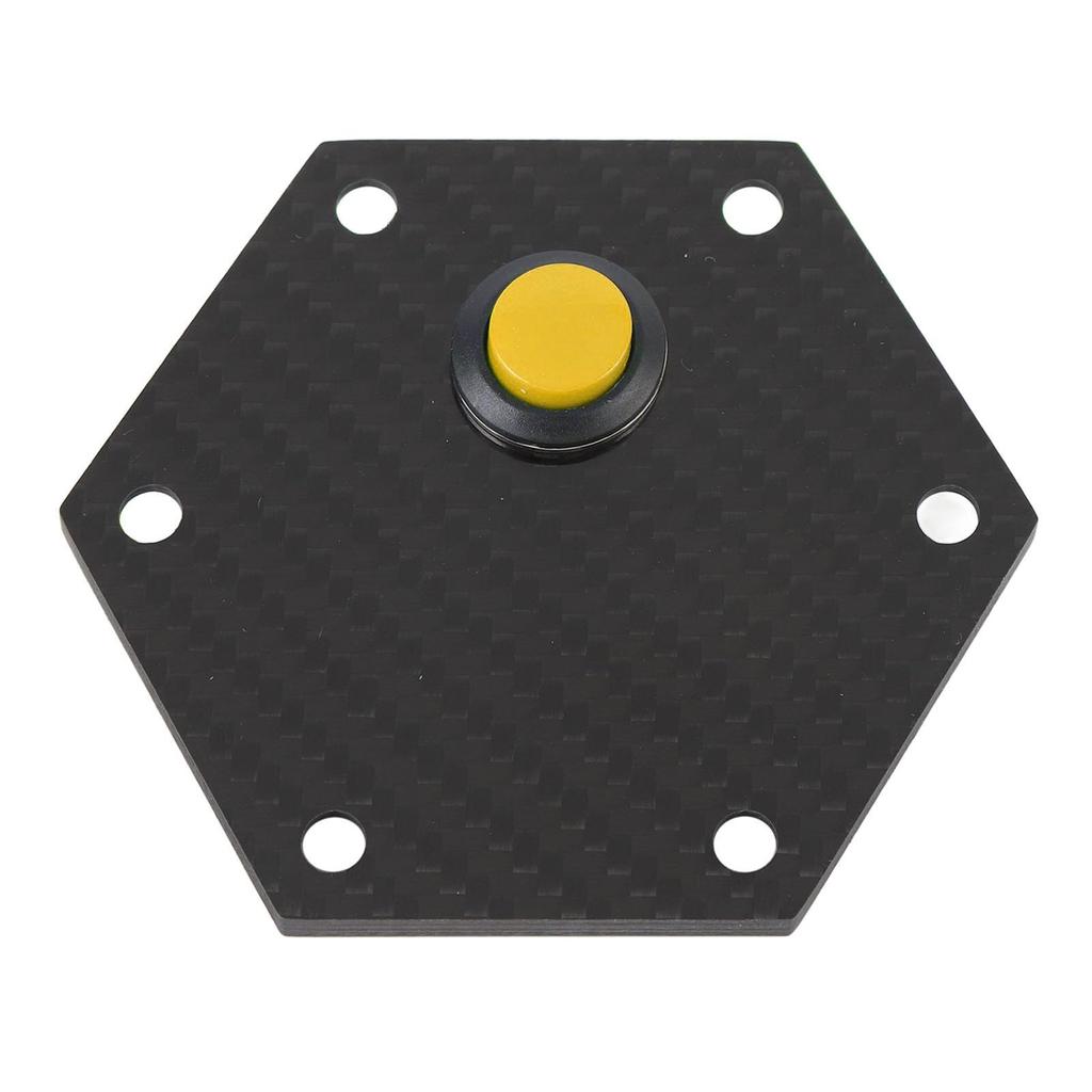 6 Hole Steering Wheel Horn Cover Carbon Fiber Exterior Steering Wheel Cap Steering Wheel