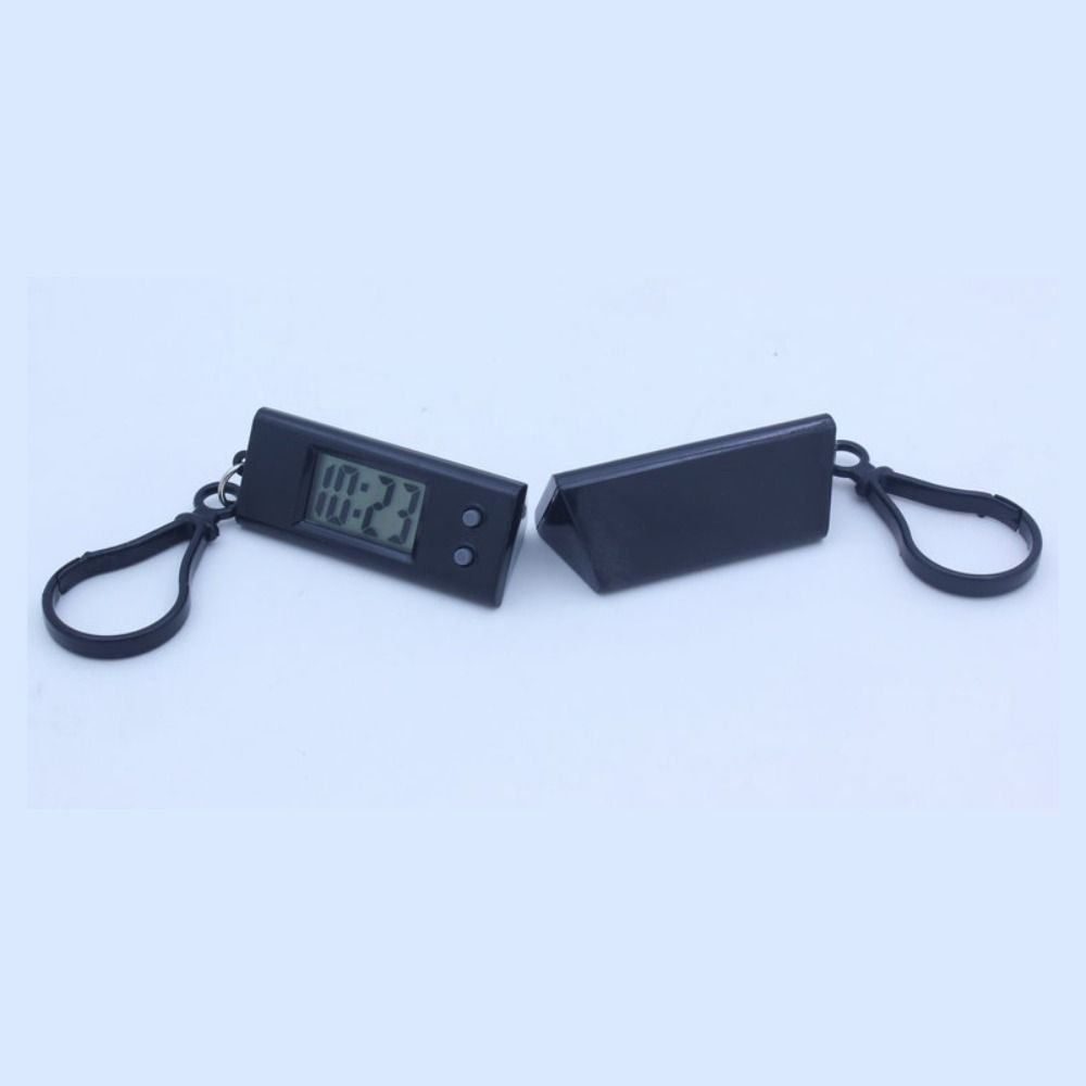 Elektronické mini elektronické hodiny Studentské závěsné Keychain Nové hodinky ve tvaru trojúhelníku