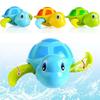 Non-Toxic Single Cute Cartoon Animal Tortoise Classic Baby Water Toy Infant Swim Turtle Wound-Up Chain Clockwork Kids Beach Bath Toys