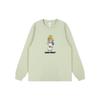 2024 Trendy Korean Cartoon Print Unisex Cuffed Long Sleeve T-shirt for Autumn/Winter