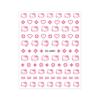 KT Cat Cartoon Nail Art Stickers: Cute Star & Heart Designs