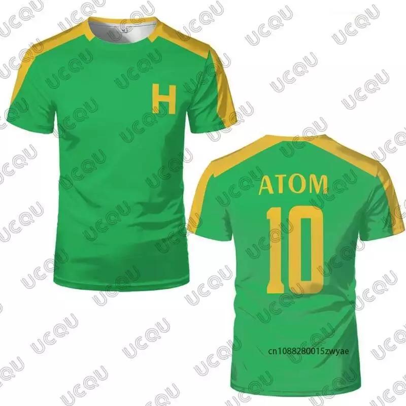 

Cartoon Tsubasa Atom Hutton Japan Animation Anime Football Soccer T-Shirt Jersey Print Sport Vintage Short Sleeve Uniform Cosplay Unisex Men Women XS