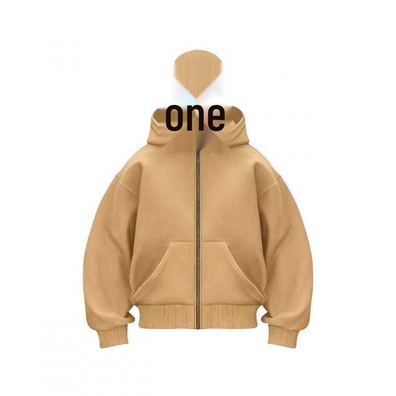 2025 Euro-Asian Men's Autumn/Winter Double Hood Hoodie – Unique Design, Long Sleeve, 250g