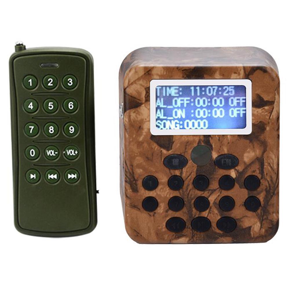Outdoor Hunting Decoy Birds Caller MP3 Player Bird Sound Caller with Remote Control Speaker Bird Amplifier