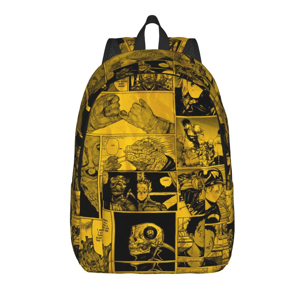 Dorohedoro Anime Casual Backpack Outdoor High School Hiking Travel Daypack for Men Women Laptop Shoulder Bag