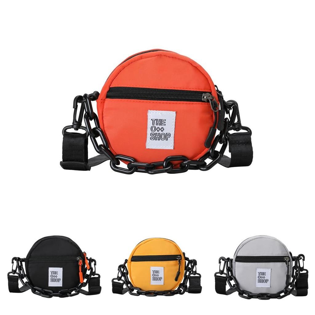 Stylish Mini Nylon Round Bag For Kids Lightweight And Trendy Children's Purse