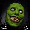 Halloween Headgear Venom Mask Terrifying and Realistic Exorcist Latex Mask Smiling White Eyed Devil Headgear Party COS Clothing