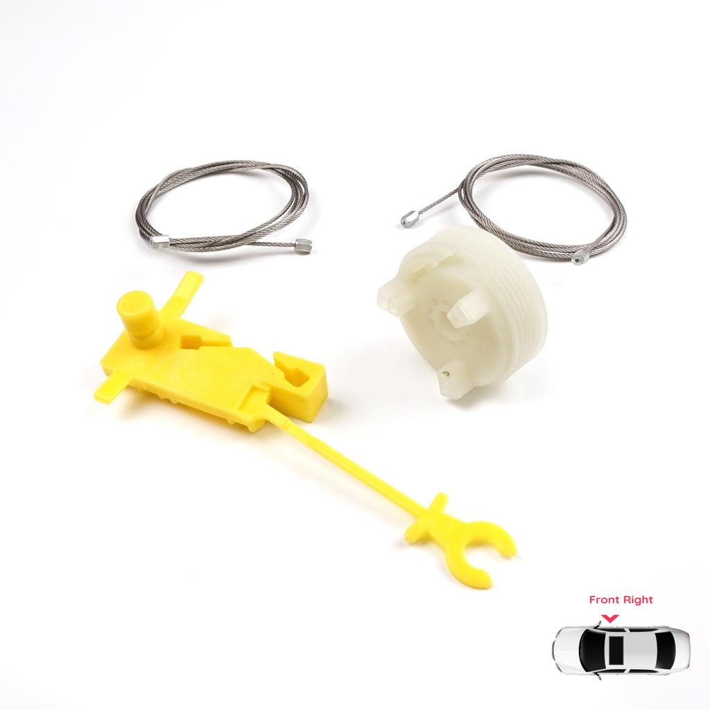 BWR5498 Zestaw naprawczy podnośnika szyb elektrycznych przód prawy do Renault Trafic MK2 X83 JL FL EL Vivaro Primastar 2001-2015 7700311821